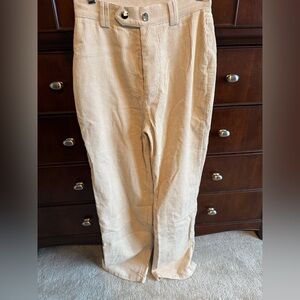 Princess Polly tan corduroy pants
